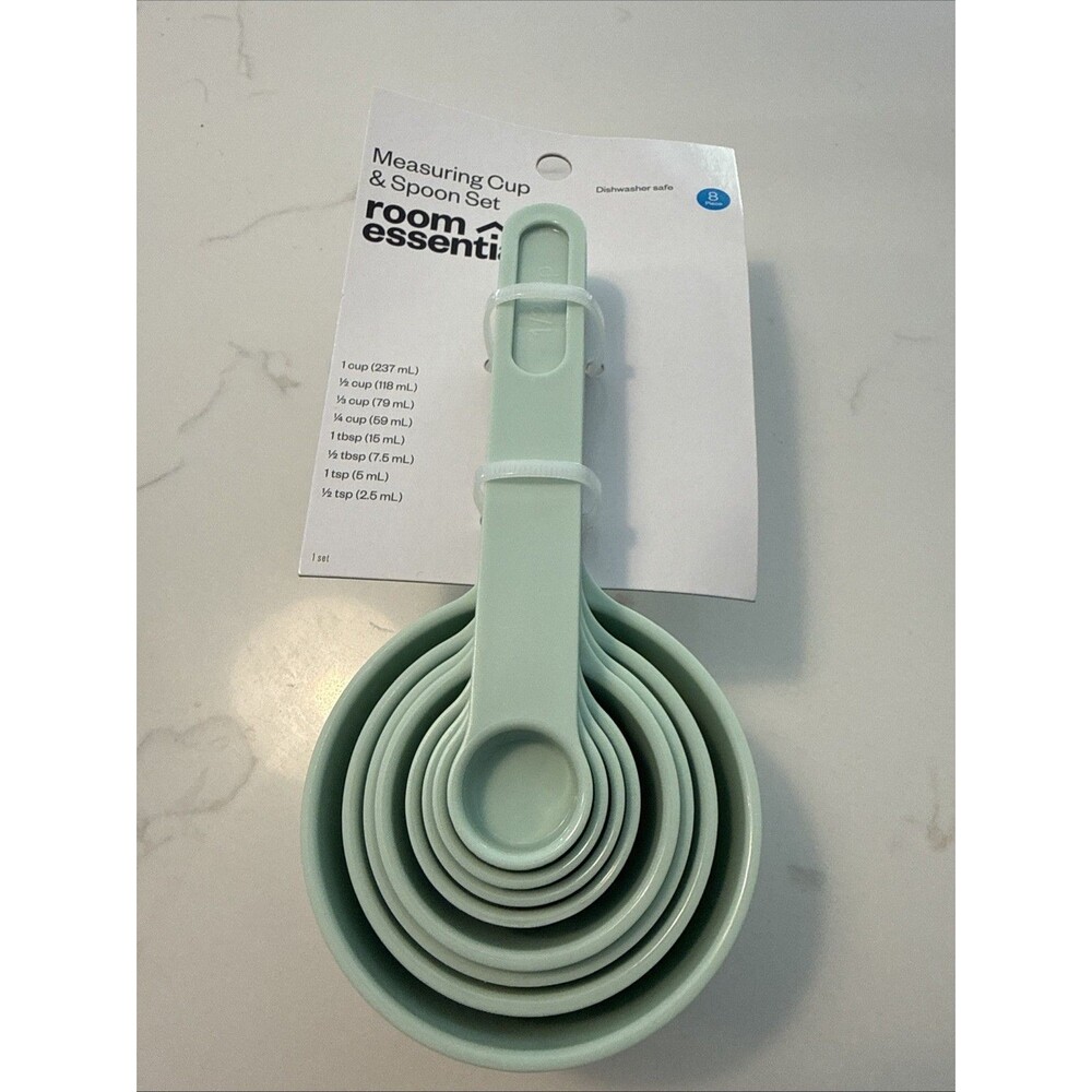 Room Essentials 8 Pck Measuring Cup & Spoon Set